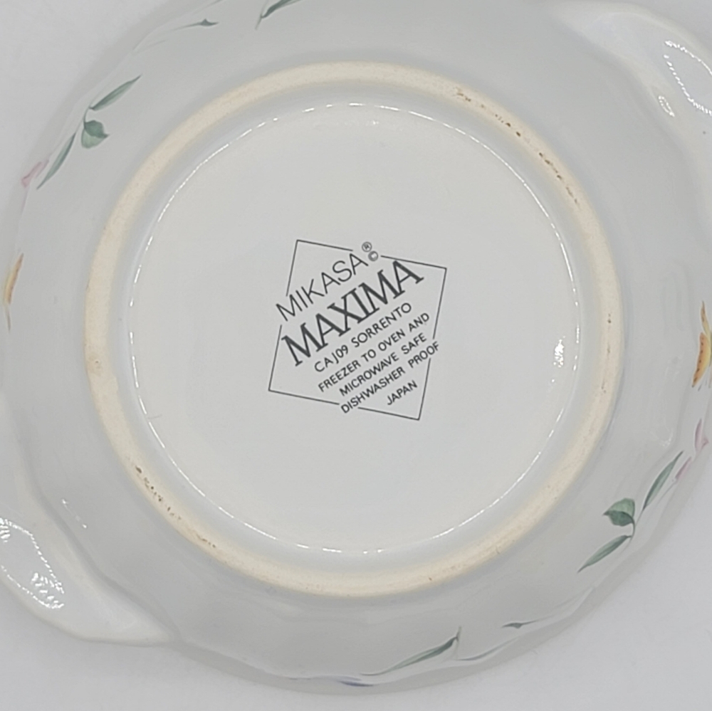 Mikasa Maxima Sorrento Individual Casserole with Lid Original Box Vintage Japan - Picture 6 of 13